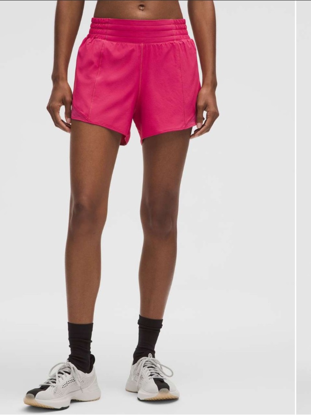 New Lululemon Hotty Hot High-Rise Lined Short — Raspberry Coulis
